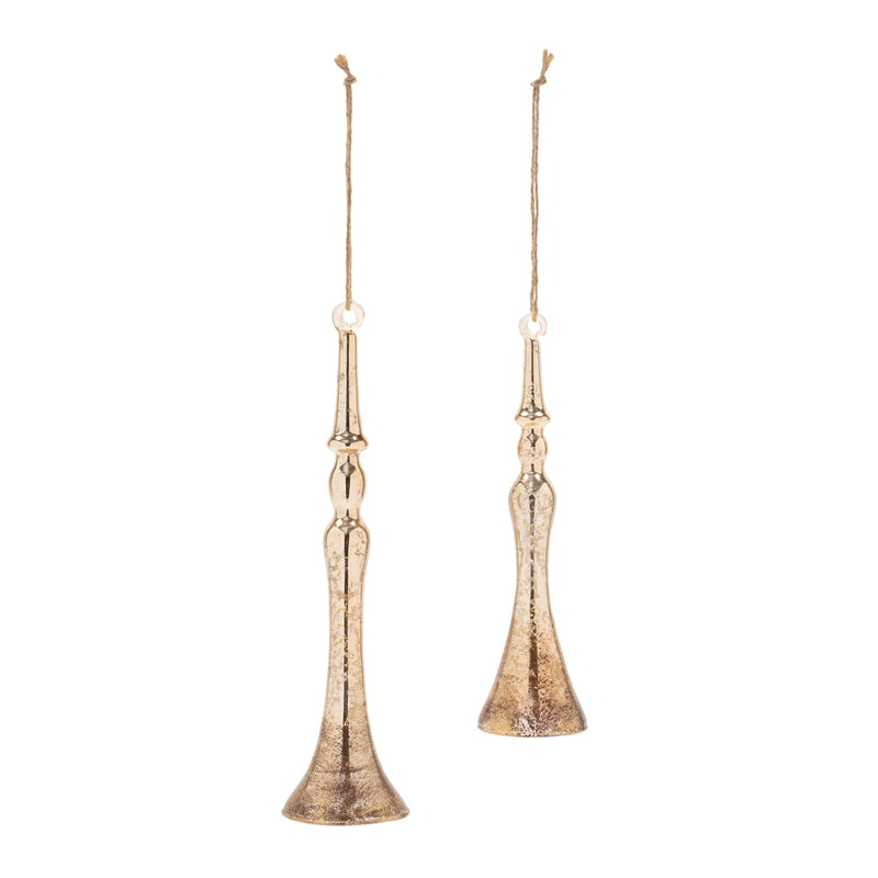Melrose Horn Ornament (Set of 12)