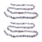 Melrose Tinsel Sleigh Bell Ornament Garland (Set of 2)
