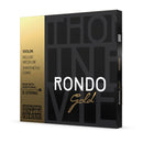 Thomastik-Infeld Rondo Gold 4/4 Medium Violin String Set Silver D – RG100
