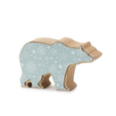 Melrose Wood Polar Bear Decor (Set of 2)