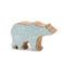 Melrose Wood Polar Bear Decor (Set of 2)
