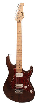 Cort G100 HH G Series Double Cutaway Electric Guitar Open Pore Walnut