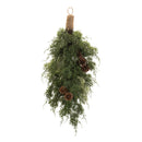 Melrose Pine and Pinecones Wall Swag Bundle 28"H