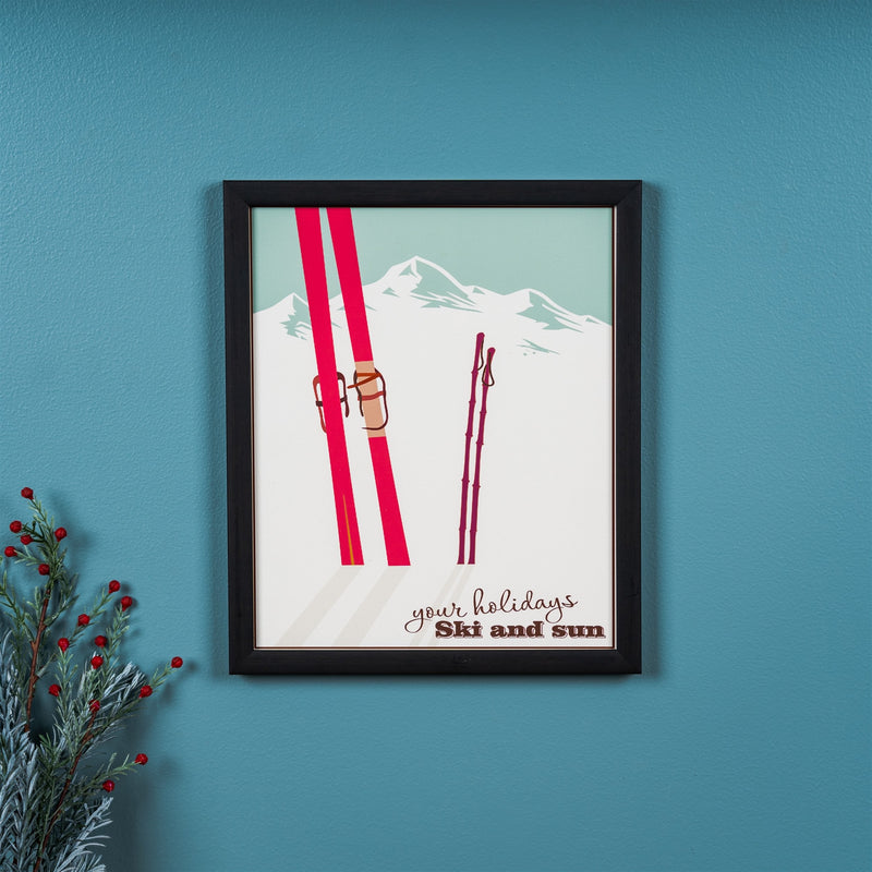 Melrose Ski and Sun Frame 11.75"H