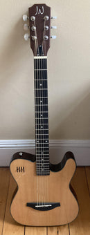 James Neligan Solid Body Cutaway Electric Folk Guitar - New Open Box