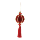 Melrose Tasseled Ball Ornaments – Set of 4