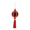 Melrose Tasseled Ball Ornaments – Set of 4