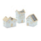 Melrose Neutral Porcelain House Planter Set of 3 Planter, House & Barn