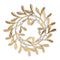 Melrose Metal Mistletoe Wreath Decor 12"D