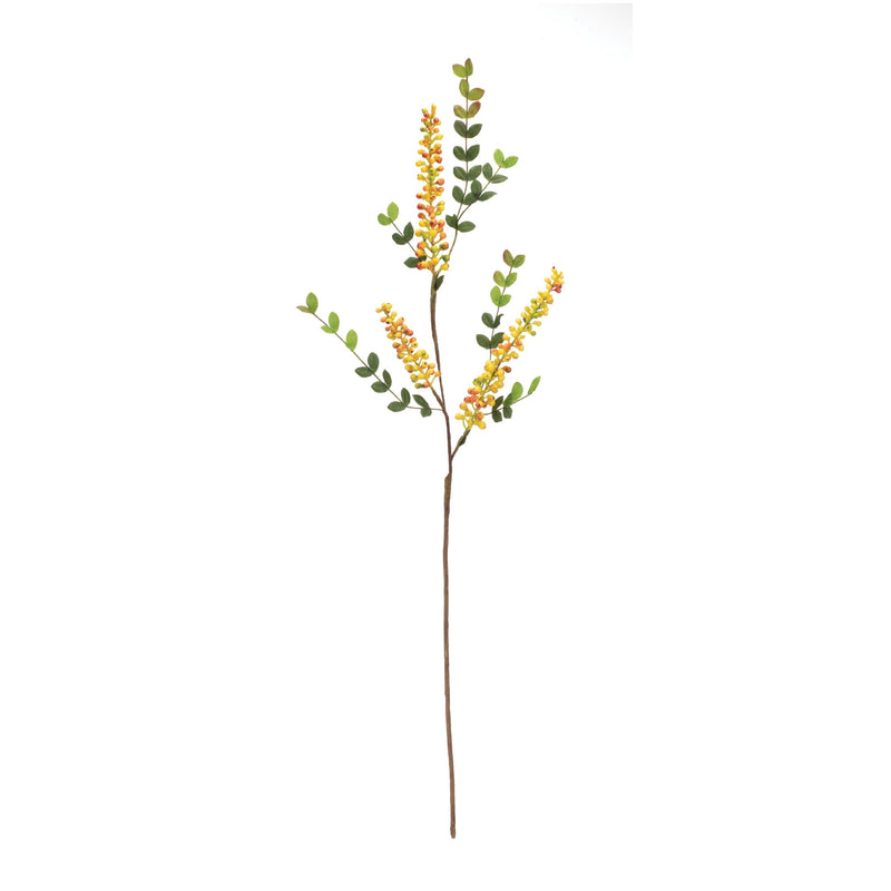 Melrose Yellow Berry Foliage Spray (Set of 6)