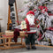 Melrose Ski Santa Character with Snow Shoes 12.5"H