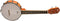 Oscar Schmidt 4 String Banjo/Ukulele Banjolele - Natural - OUB1 - New Open Box