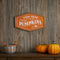 Melrose Framed Metal Farm Fresh Pumpkins Sign 19.5"L