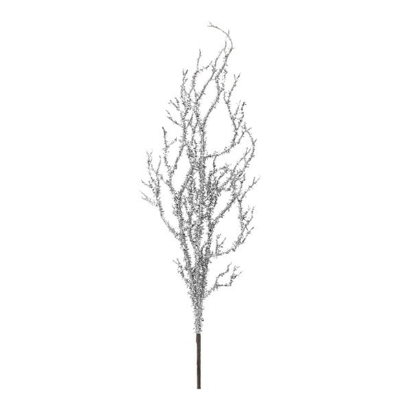 Melrose Glittered Tinsel Branch (Set of 6)