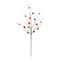 Melrose Sleigh Bell Twig Branch (Set of 6)
