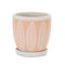 Melrose Stone Planter with Plate Set of 2 Planter