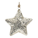 Melrose Mosaic Metal Star Ornament (Set of 4)