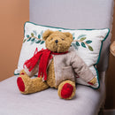 Melrose Vintage Teddy Bear with Coat and Scarf 14"H