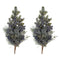Melrose Frosted Blueberry Pine Spray (Set of 2)