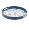 Melrose Round Pine Print Tray 13.5"H