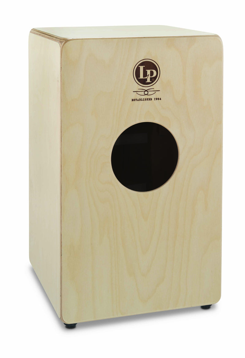 Latin Percussion LP1491RB Woodshop Cajon w/ Red Blur Soundboard