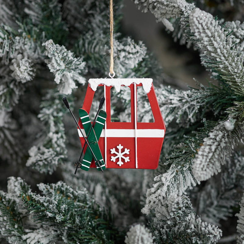 Melrose Metal Gondola Ornament (Set of 12)