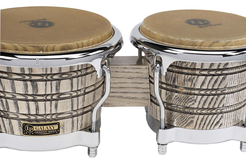 Latin Percussion Galaxy Giovanni Series Ash Bongos w/ Chrome Hardware - LP793X-C