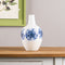 Melrose Two-Tone Tie Dye Design Ceramic Vase 11"H