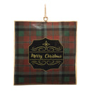 Melrose Plaid Square Ornament (Set of 6)