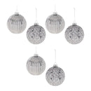 Melrose Glittered Glass Ball Ornament (Set of 6)