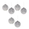 Melrose Glittered Glass Ball Ornament (Set of 6)