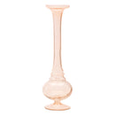 Melrose Pink Glass Stem Vase (Set of 2)