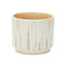 Melrose Blush Patterned Stacking Pot Set of 3 Planter, Dolomite