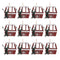Melrose Metal Gondola Ornament (Set of 12)