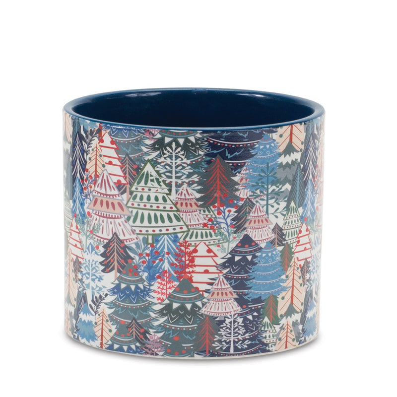 Melrose Berry and Pine Tree Holiday Planter (Set of 4)