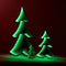 Melrose Green Pine Tree Ekkolight 11.75"H