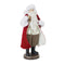 Melrose Flocked Santa Figurine with Toy Accents (Set of 2)