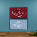 Melrose Winter Cookies and Cocoa Wall Sign (Set of 2)