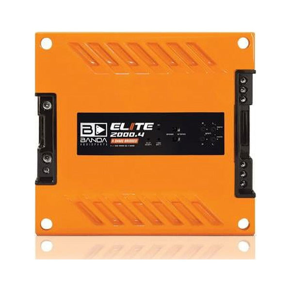 Banda Elite 2000.4 Orange 2000 Watt 4-Channel 1-Ohm Full-Range Car Amplifier