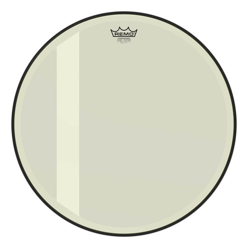 Remo Powerstroke 3 Felt Tone Hazy 20" Bass Drumhead P3-1020-00-FLT