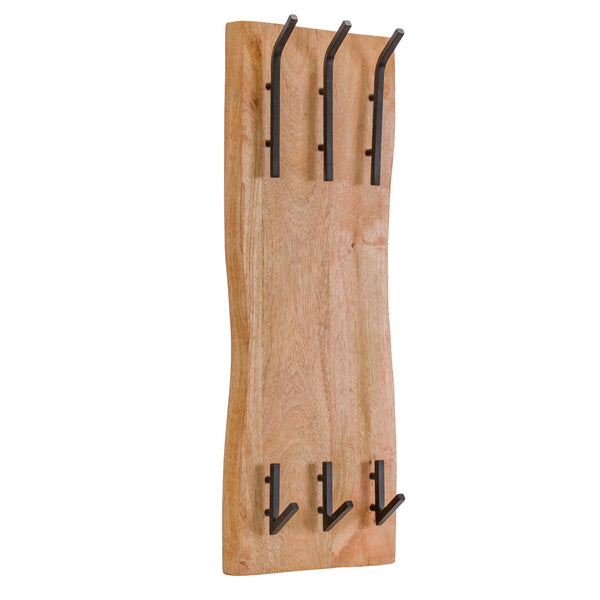 Melrose Wall Hook, Modern, Rustic, Wood, Metal