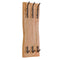 Melrose Wall Hook, Modern, Rustic, Wood, Metal