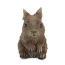 Melrose Bunny (Set of 3) 4.5"H, 4.75"H, 5"H Brown Resin