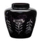Melrose Etched Soda Lime Glass Urn Vase 6.5"D