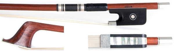 GEWA P.Baron 4/4 Cello Bow – First-Class Pernambuco, Silver Fittings, Mammoth Plate