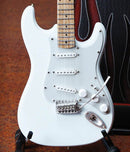 Axe Heaven Fender Stratocaster Olympic Mini Guitar Replica White New Open Box