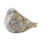Melrose Terra Cotta Bird with Marble Design (Set of 2)