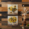 Melrose Sunflower Vase Canvas Wall Art 32"L, Modern, Wood