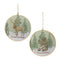 Melrose Woodland Christmas Sentiment Disc Ornament (Set of 6)