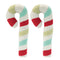 Melrose Plush Candy Cane Decor (Set of 2)